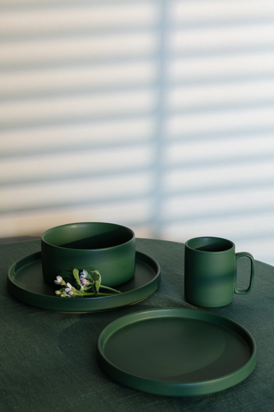 Тарелка для основных блюд 25 см Dark green/Еловый - Image 5