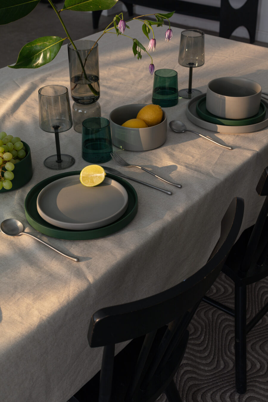 Тарелка для основных блюд 25 см Dark green/Еловый - Image 6