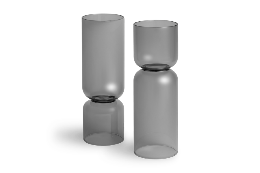 Ваза-подсвечник Transparent Black/Графитово-черный - Image 2