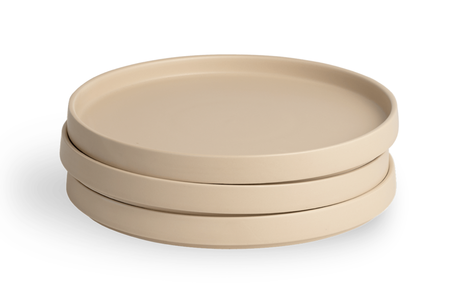 Тарелка для основных блюд 25 см Milk beige/Молочный - Image 4