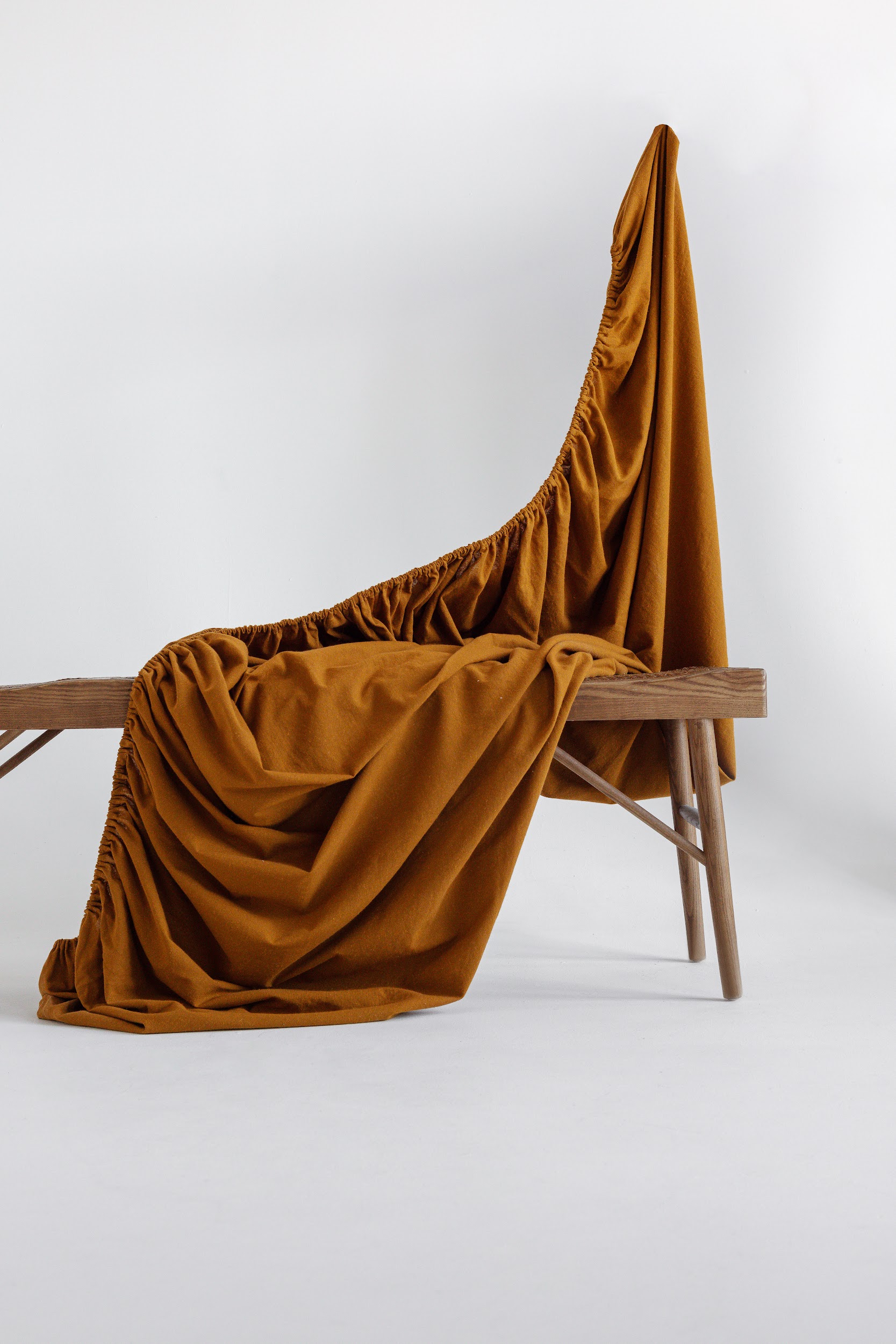 Простыня на резинке Mustard 160х200х25