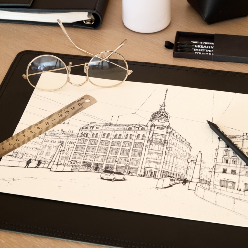 Коврик для мыши Desk Big Nord Black