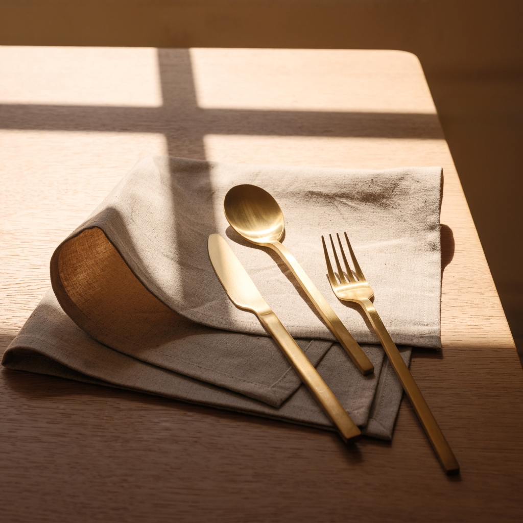 Комплект столовых приборов Gold