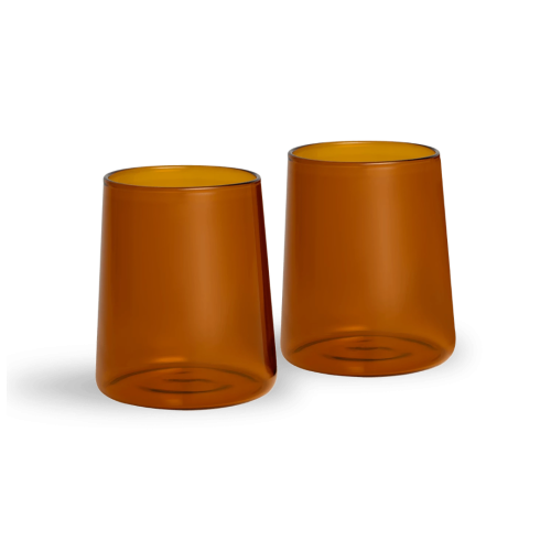 Стаканы сервировочные 2 шт Amber/Янтарный