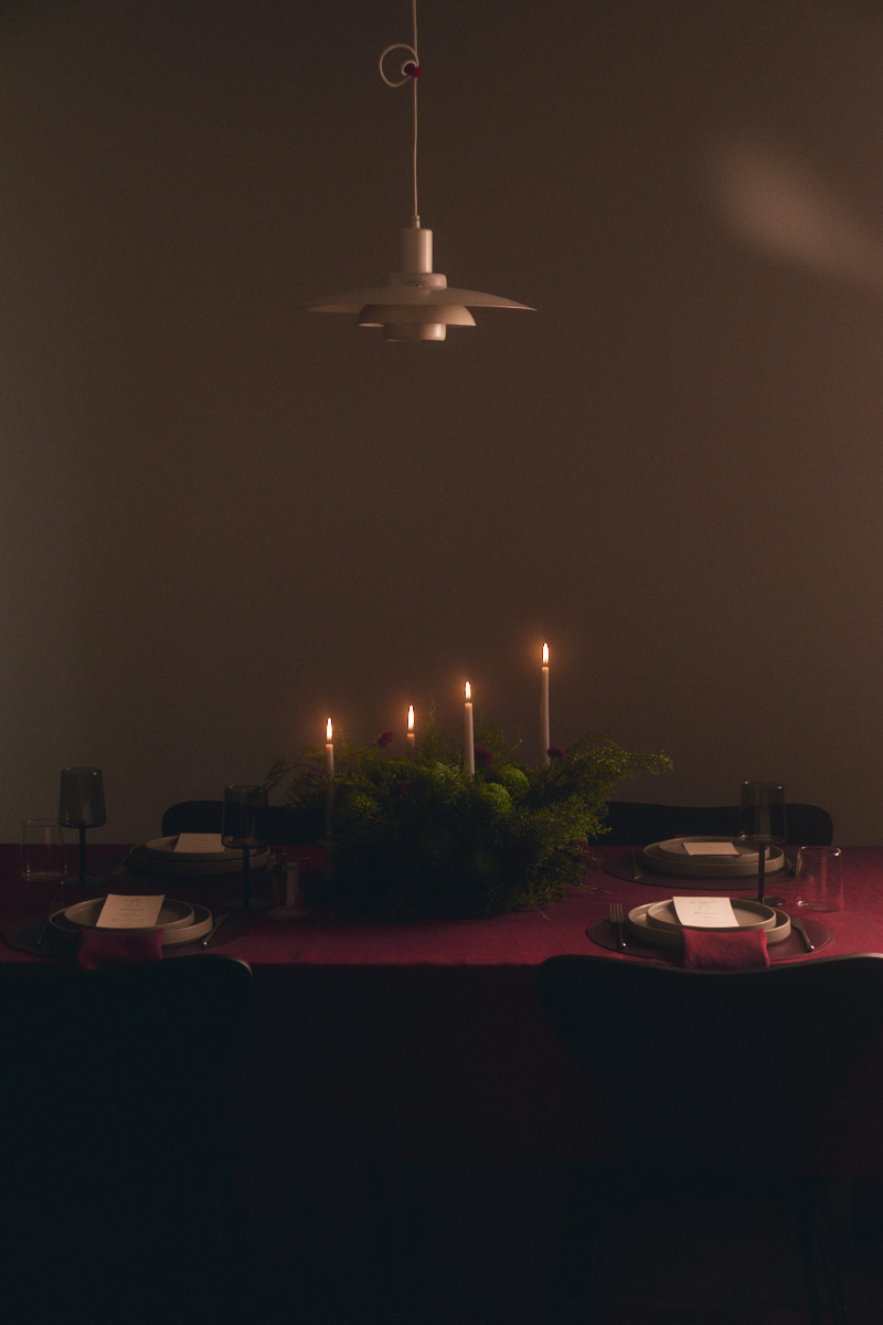 Скатерть льняная винная - Image 2