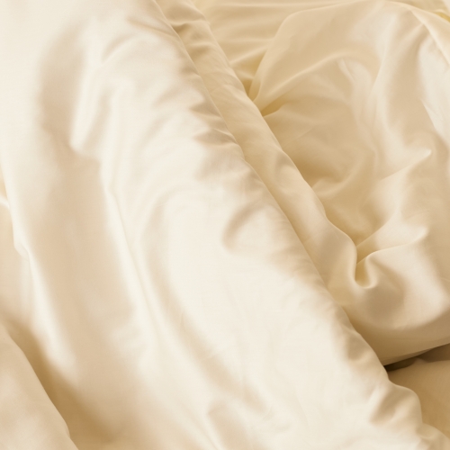 Простыня на резинке Сливочный 160х200х25