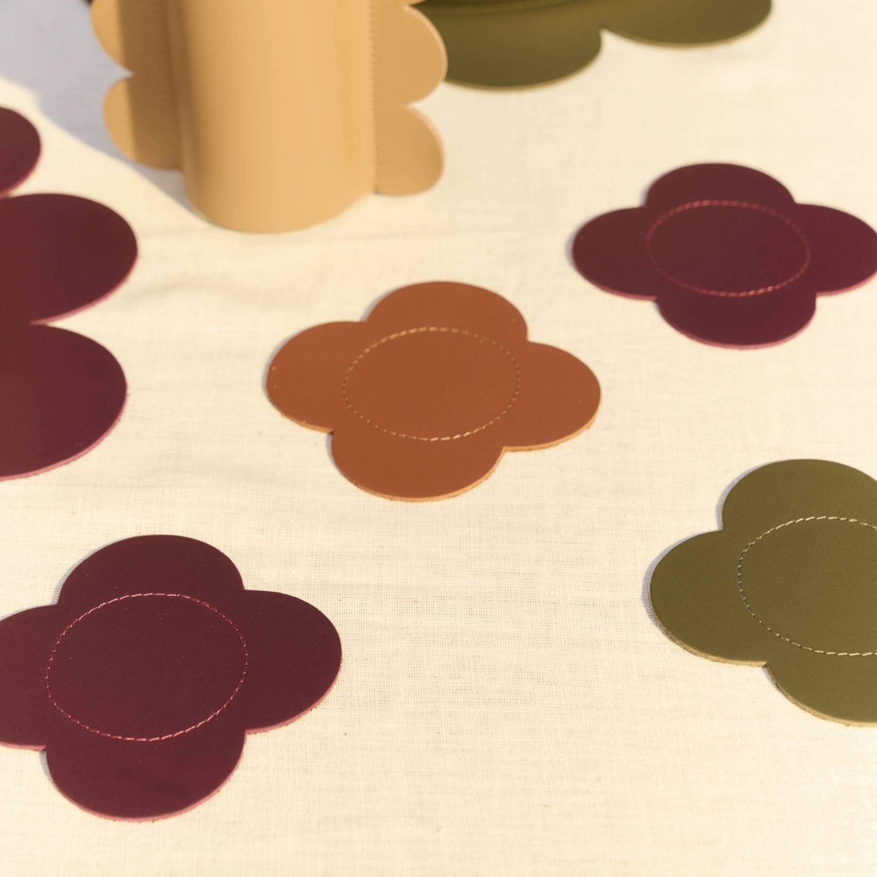 Коустер Veranda Olive (комплект 4 шт) - Image 3