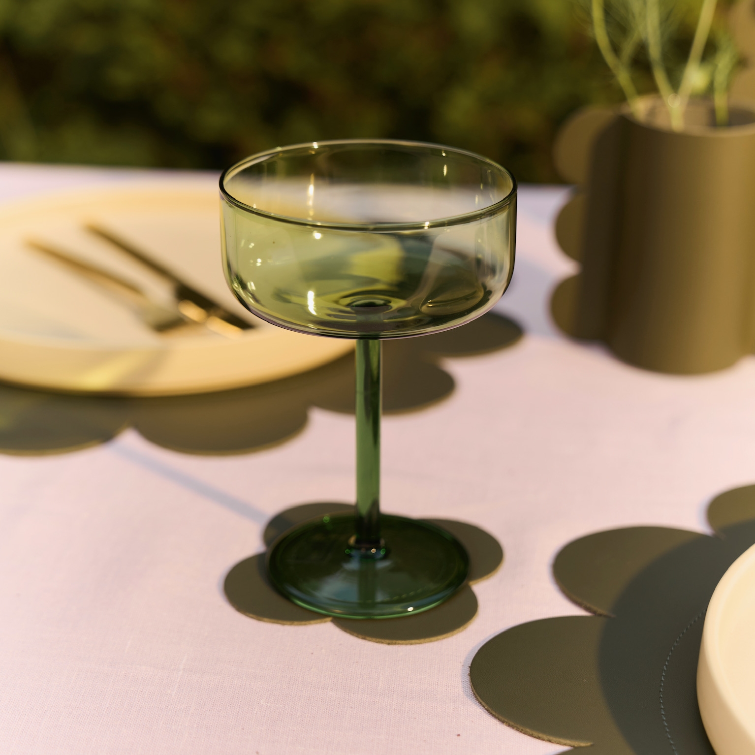 Коустер Veranda Olive (комплект 4 шт)