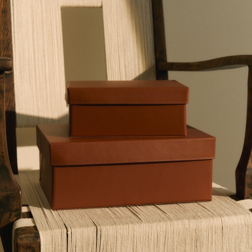 Коробка кожаная для хранения Rob Brandy M