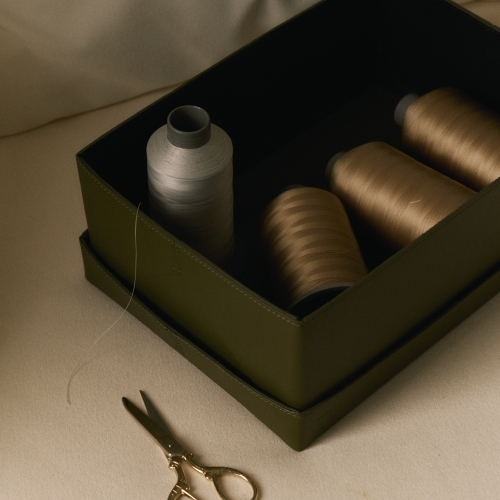 Коробка кожаная для хранения Rob Olive M