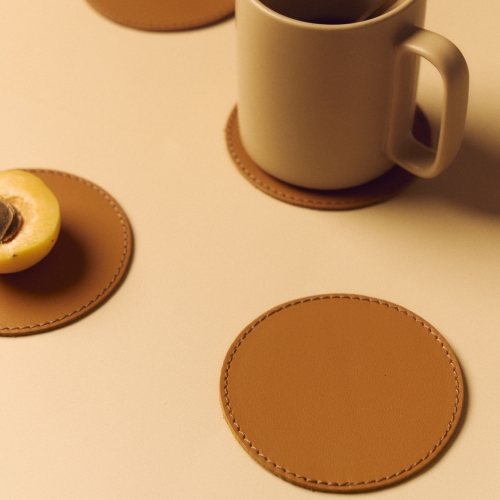 Коустер SUN Nord ochre (комплект 4 шт)