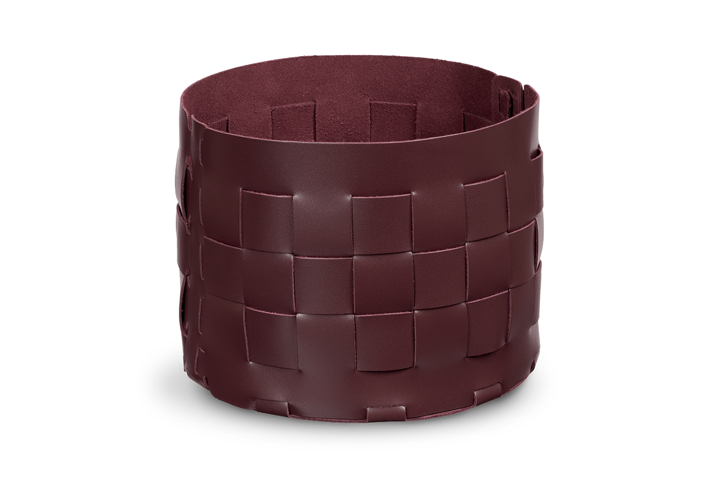 Корзина кожаная для хранения Nest Bordo - Image 3