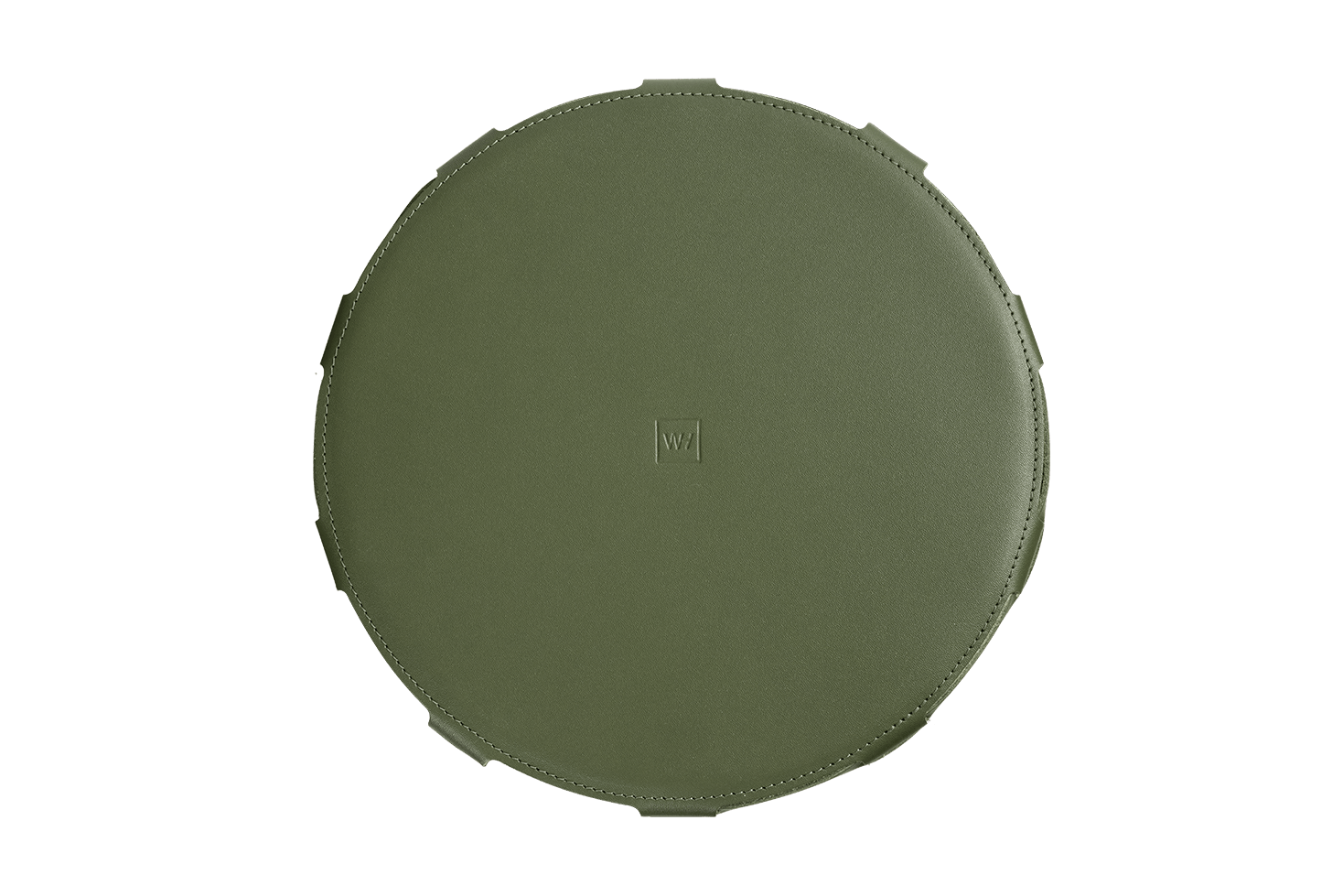 Корзина кожаная для хранения Nest Olive - Image 4