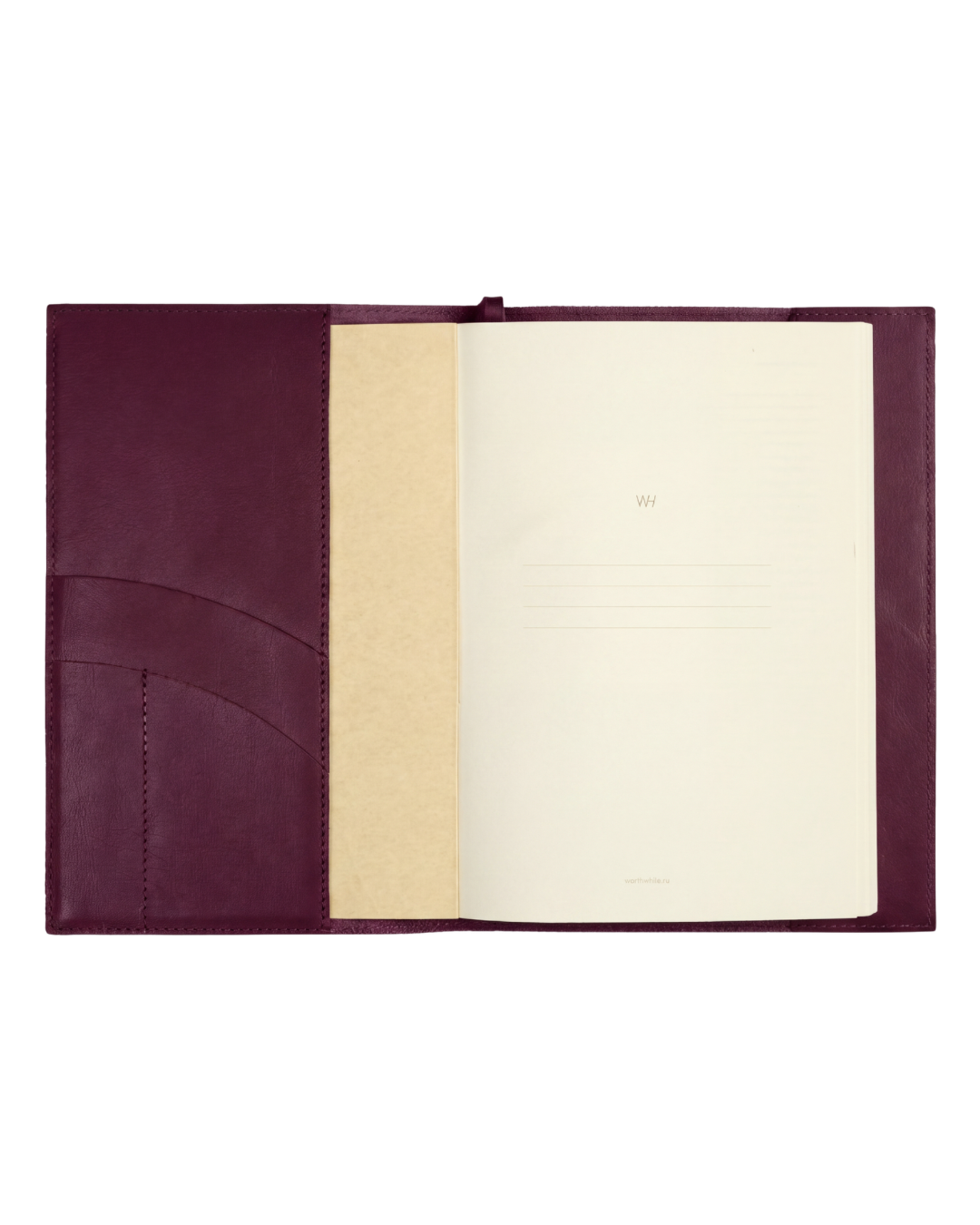 Ежедневник WerfHome Винный наппа - Image 6